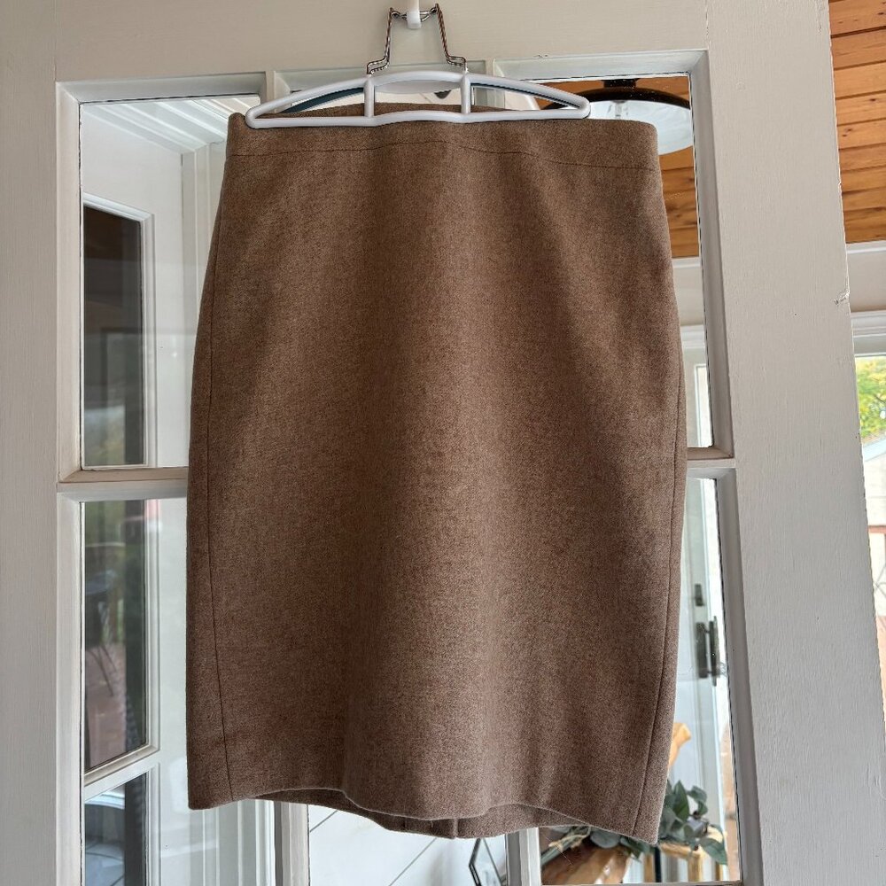 J. Crew Factory Wool Pencil Skirt